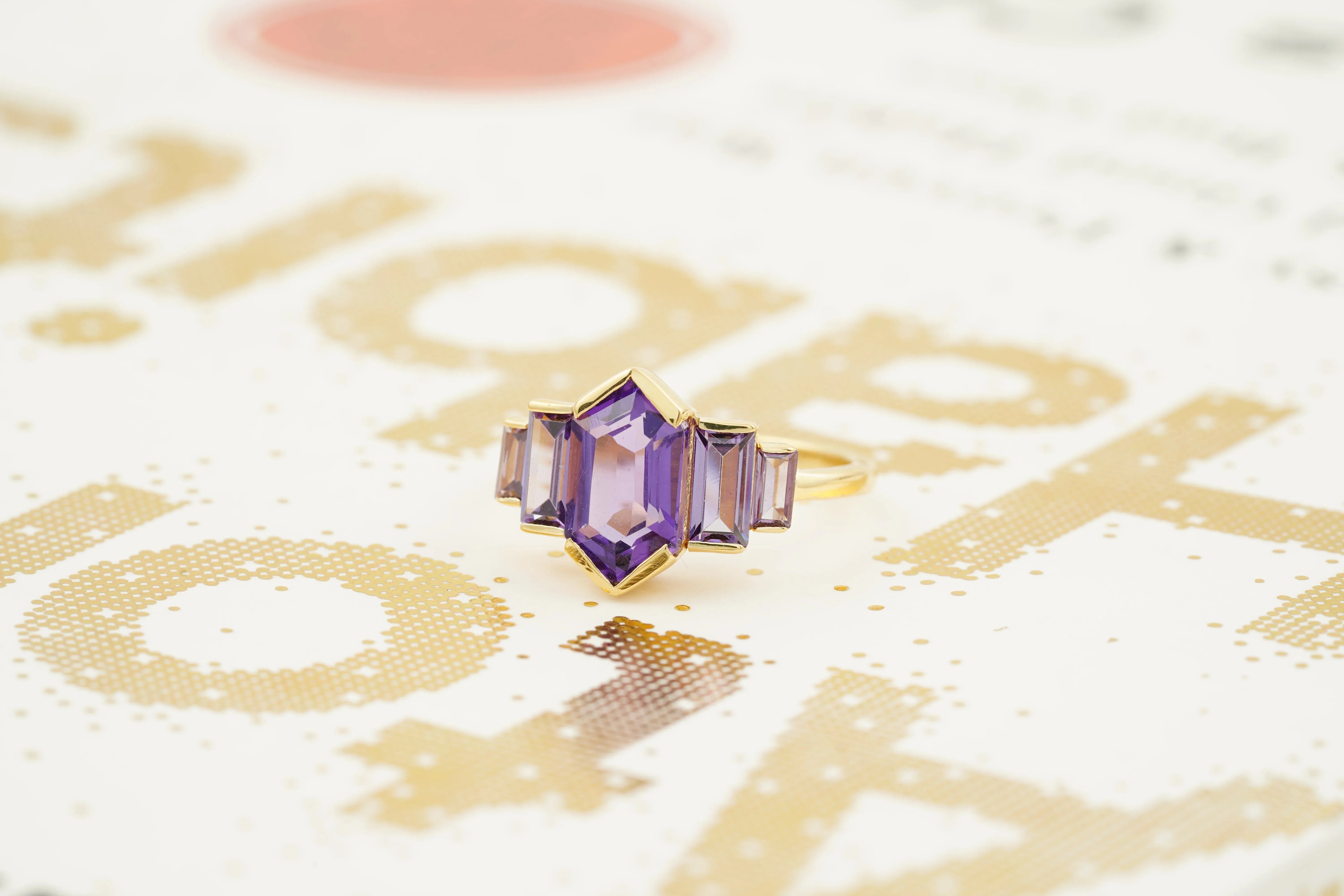 Birthstone ring - Born Beauty
