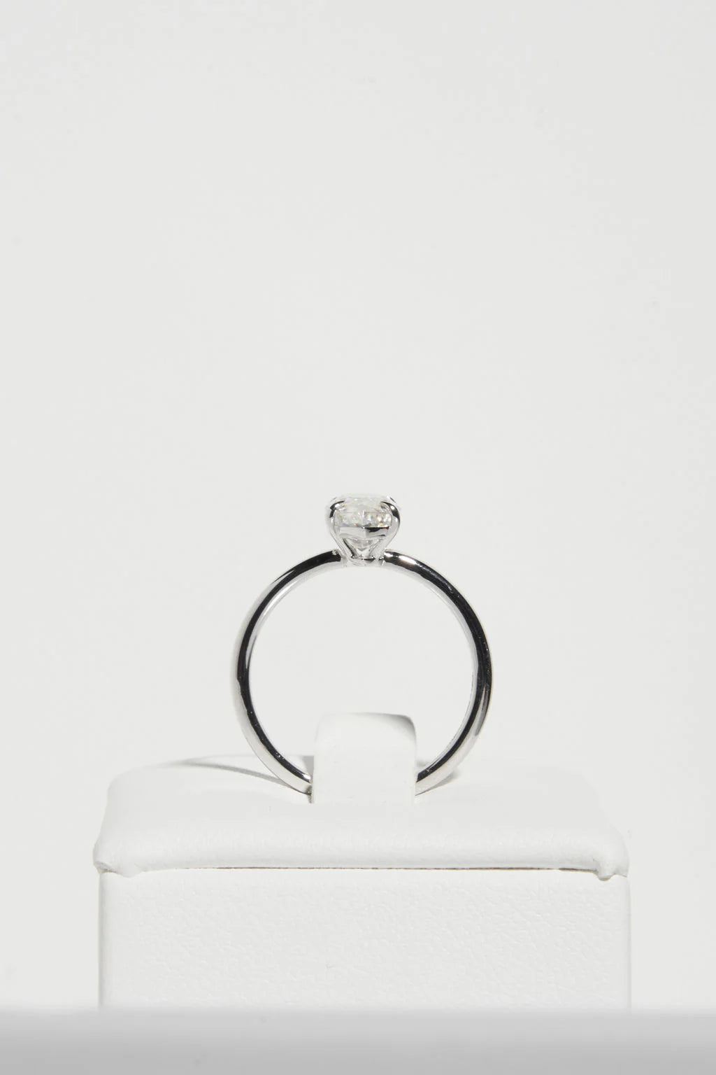 Marquise Solitaire Moissanite Engagement Ring