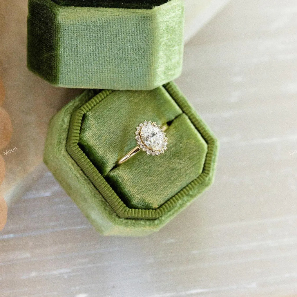 2.5 Ct Oval Cut Moissanite Engagement Ring, Delicate Diamond Solitaire Ring