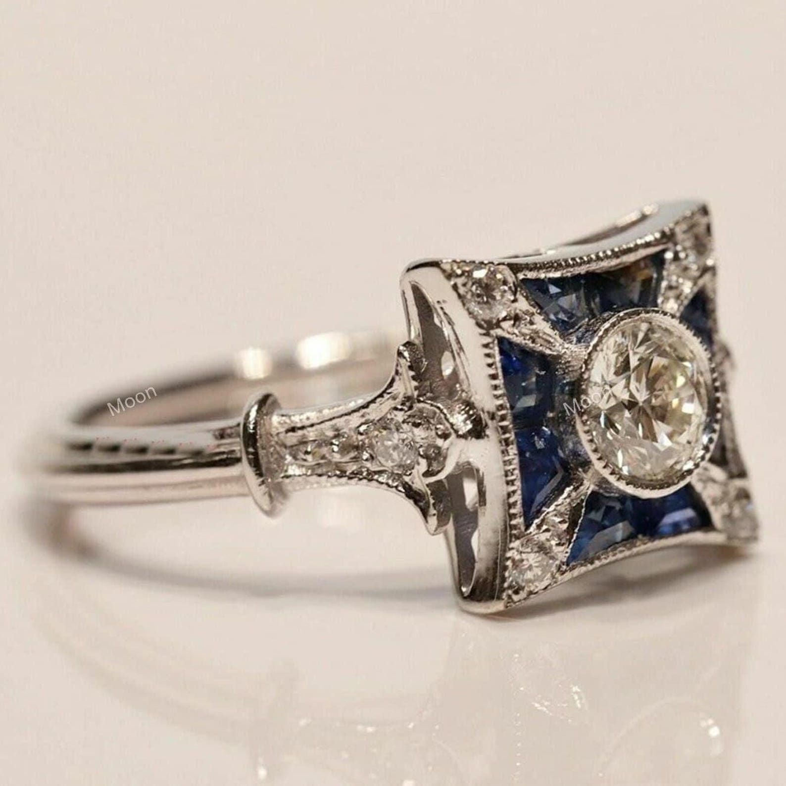 Old European Diamond Vintage Inspire Ring