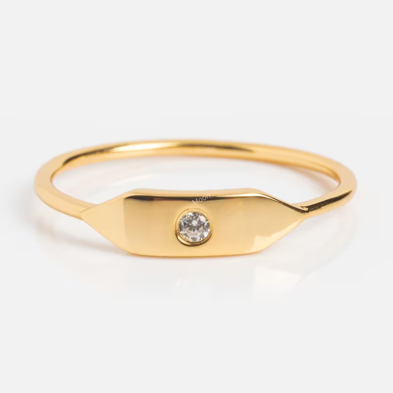 Single Birthstone Ring