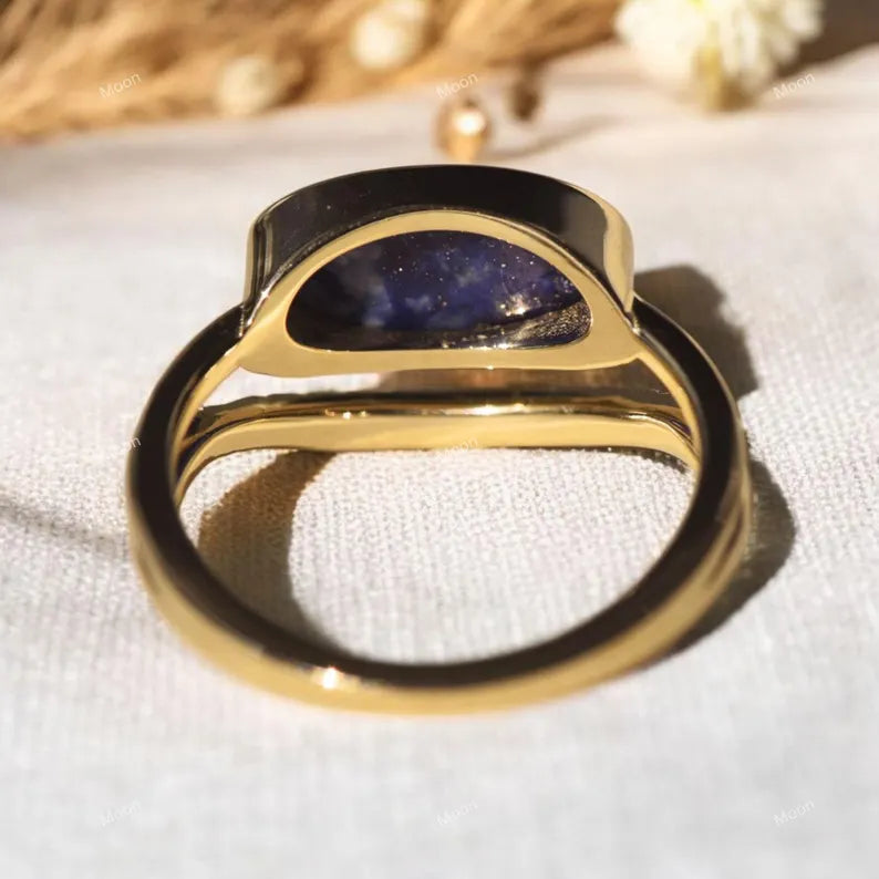 Lapis Lazuli Ring Back Side