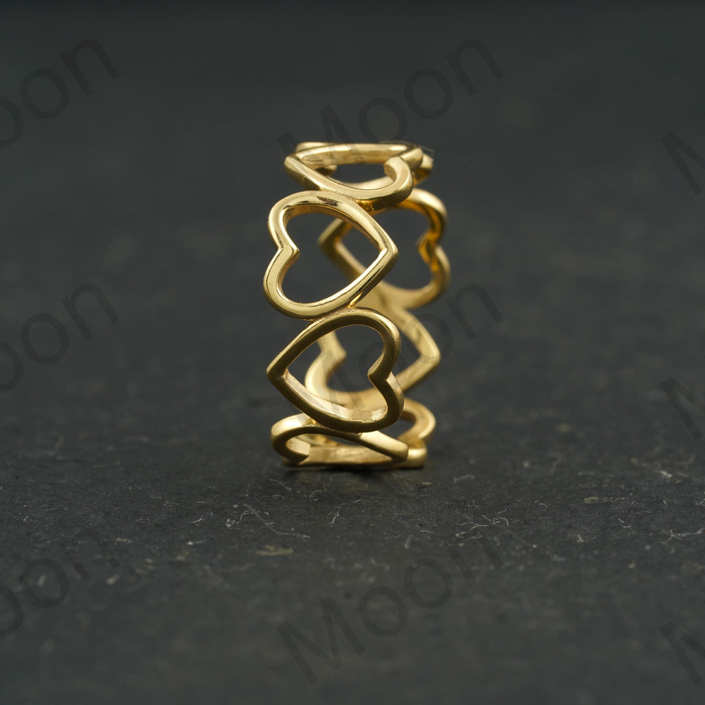 Heart Shaped Open Band Main Second